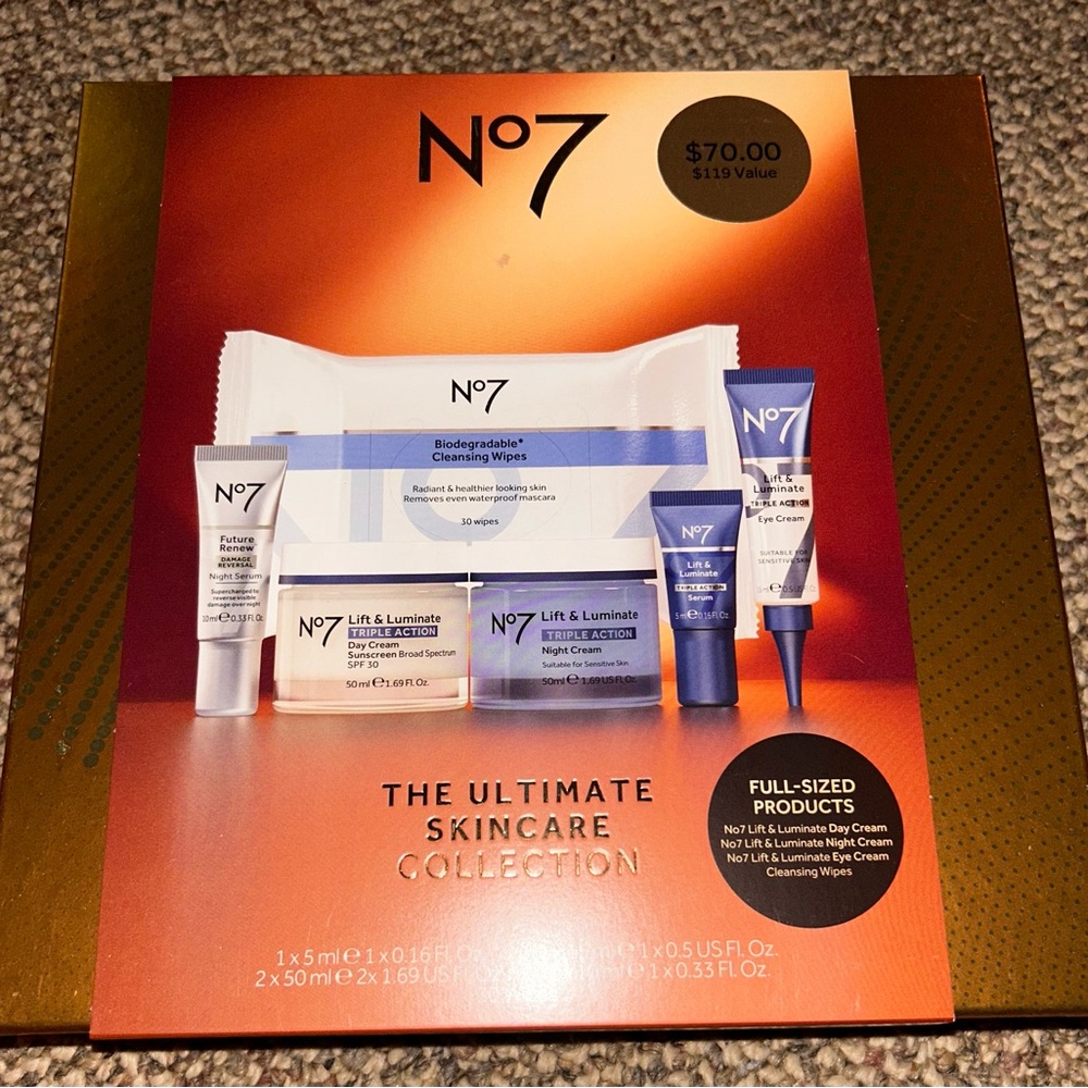 No7 Ultimate Skincare Collection New